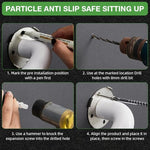 HASTHIP® Glow-in-the-Dark Grab Bar, Anti-Slip Bathroom Safety Handle for Elderly, Disabled, Pregnant, Wall Mounted Stainless Steel Support Rail for Shower, Bathtub, Toilet, Secure Bathroom Accessories