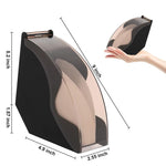 HASTHIP® Coffee Paper Filter Holder #1#2#4 Paper Filter Capacity Holder Cone Coffee Filter Paper Holder Storage Dispenser with Dustproof Lid for 100Pcs Cone Coffee Filters