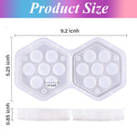 HASTHIP Resin Molds Silicone for Dice Box with 7 Compartments Lid for DIY Dice Storage | Ideal for Resin Casting and DND Game Lovers