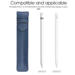 HASTHIP® Leather Protective Pencil Case for Apple Pencil Cover 1st/2nd Gen, Stylus Pen Cover, Pen Sleeve (only case)Blue Yellow