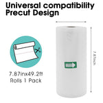 HASTHIP Food Vacuum Roll for Storage and Sous Vide 20cm×15m with Double Side Texture | BPA Free PE&PA Material