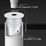 HASTHIP Bathroom Water Drainer for Sink and Floor Use with Magnetic Odor-Proof Seal | Flexible Silicone Fit