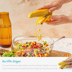 HASTHIP® Corn Peeler Stainless Steel,Quick Corn Stripper Tool for Kitchen,Easy Remove Kernels Durable Household Gadget for Fast Seed Removal - Yellow