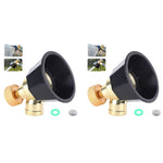 HASTHIP Brass Sprayer Nozzle for Garden and Agriculture featuring 2 Spray Modes | 2PCS