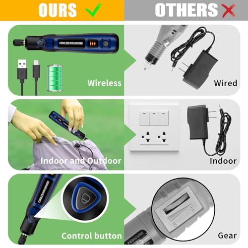 HASTHIP® Electric Engraving Pen Kit with 44 Bits Cordless USB