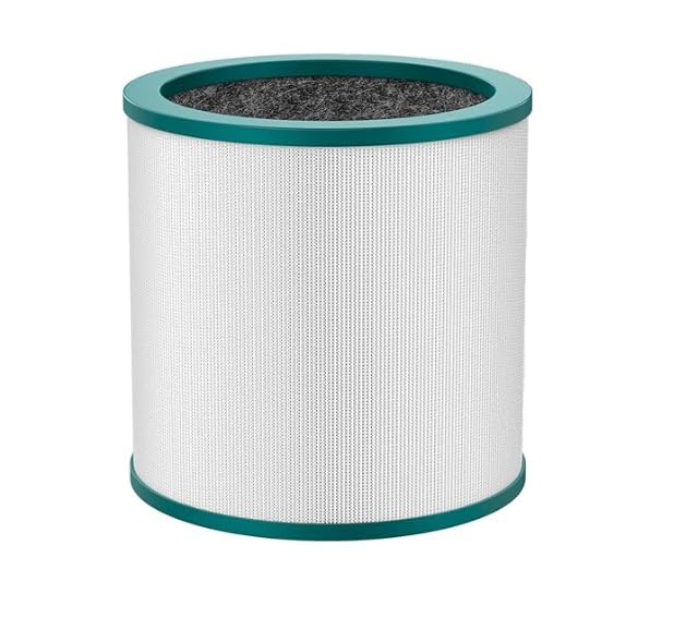 HASTHIP® Replacement Filter Compatible Dy-son HEPA Air Purifier H13 TP00/01/02/03/BP01/AM11 True HEPA & Activated Carbon 3-in-1 Cylindrical Replacement Filter for Dust, PM2.5, Allergens