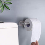 HASTHIP Toilet Paper Holder for Bathroom and Kitchen with Self Adhesive 16 x 4.5 x 8.2 cm 304 Stainless Steel | Rustproof Chrome Finish 3 pcs