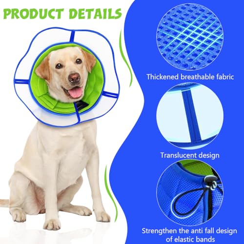 HASTHIP® Dog Cone Collar, Breathable Soft Dog Cones