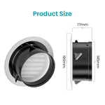 HASTHIP Air Vent for Bathroom and Ceiling Use featuring 150mm Round Design with Fly Screen | ABS Exhaust Cover for Room and Office