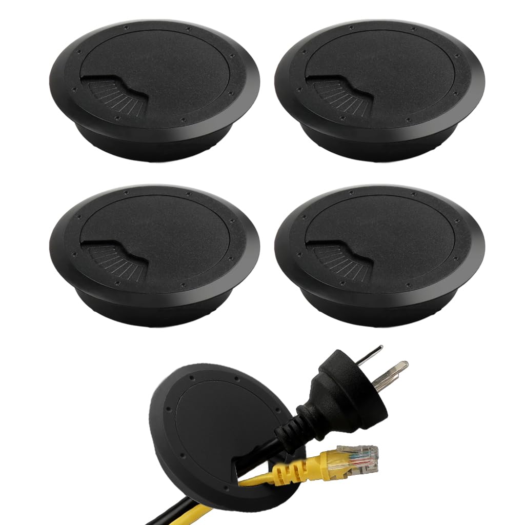 HASTHIP® 2.36in Desk Grommets 4-Pack
