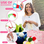 HASTHIP® Crochet Kit for Beginners Adults, Includes Yarn, 321PCS Starter Kit for Kids, Ergonomic Hooks Travel Knitting Supplies