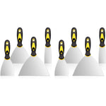 HASTHIP Putty Scraper Set for Drywall and Plaster Repair with Ergonomic Handle | 4 Pack 5 in 4 in 3 in 1.5 in CR‑V Steel Blades