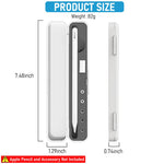 HASTHIP® Carrying Case for Apple Pencil 2nd Gen /1st Generation Organizer Box for Apple Pencil,Case iPencil,Pen Tip Pen Tip Cover and Adapter Grey(Pen and Accessory Not Included)