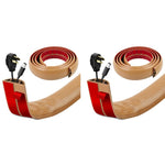 HASTHIP Floor Cord Cover for Cable Management with Self Adhesive Backing 6.6 ft PVC Sleeve