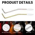 HASTHIP Tremolo Arms for Electric Guitar with 5mm and 6mm Universal Threaded Design | Metal 2Pcs Set