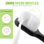 HASTHIP Extra Soft Toothbrushes for Adults with 20000 Ultra Fine Bristles | Includes Travel Tubes