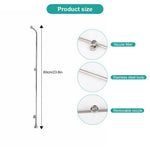 HASTHIP Water Sprayer for Garden and Lawn with 60cm Long Rod Triple Nozzle | Pressurized Irrigation Wand