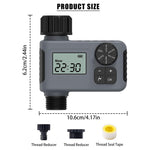 HASTHIP Outdoor Drip Irrigation Timer for Garden and Lawn with Manual Knob Control | Waterproof ABS Automatic Watering System