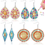 HASTHIP® Nasjac Kit de Pintura Diamante 5D DIY, 4 Piezas Cuadros Completo con Accesorios y Herramientas, Diamond Painting para Adultos y Niños, Manualidades En Casa, Decoración del Hogar, Regalos