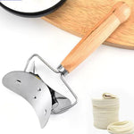 HASTHIP Stainless Steel Dumpling Maker for Wrappers and Pastries featuring Dough Cutter Roller | Easy to Clean Kitchen Tool