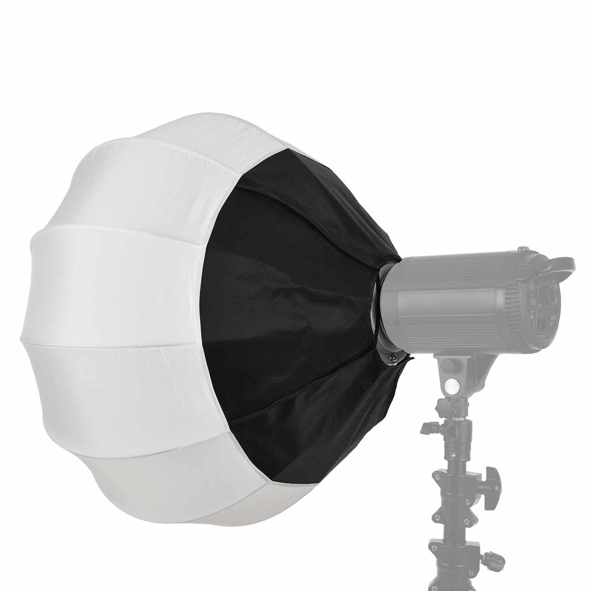 HASTHIP® Softbox Linterna 65cm para Fotografía LED – Iluminación Suave 360°, Plegable y Portátil, Modificador de Luz Profesional para Video, Retratos y Estudio