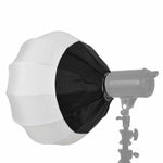 HASTHIP® Softbox Linterna 65cm para Fotografía LED – Iluminación Suave 360°, Plegable y Portátil, Modificador de Luz Profesional para Video, Retratos y Estudio