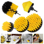HASTHIP® 5Pcs Drill Brush Scrubber Set, Power Scrubber Brush Attachment, Multi-Function Cleaning Kit for Bathroom, Shower, Tile, Floor, Kitchen, Car Wheel, Upholstery (Drill Not Included)