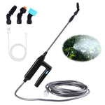HASTHIP USB Water Sprayer for Gardening with 3 Nozzles and 16.4ft Pipe | 2400mAh Rechargeable
