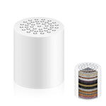 HASTHIP Shower Filter Replacement for Universal Shower Heads with 20 Stage Activated Carbon Core 20Pcs 6.1x6.9cm | Removes Chlorine and Heavy Metals