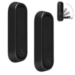 HASTHIP® Folding Wall Hooks, 2 Pcs Foldable Black Coat Hooks Heavy Duty Bathroom Towel Hooks Robe Hooks Wall Mounted for Hanging Coat Towels Clothes Hat Bags Keys