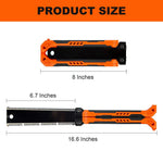 HASTHIP Hand Saw for Wood and PVC Crafts with 37cm SK5 Double Sided Blade | Folding Handle