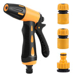 HASTHIP Garden Hose Sprayer Nozzle Kit for Car Washing and Gardening with 3 Connectors and Ergonomic Handle | ABS Construction and Dual Spray Modes
