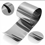 HASTHIP Stainless Steel Plates Set for Dinner with Floral Embossed Design 11.8 in | Reusable Tableware