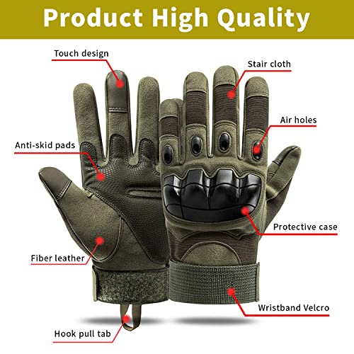 HASTHIP® Riding Gloves for Bike Motorcycle with Touch Screen Finger