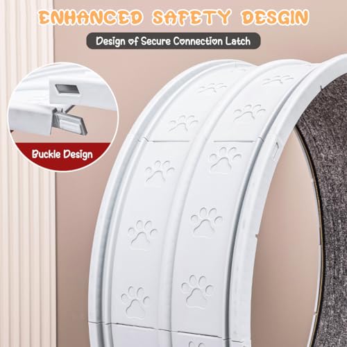 HASTHIP® Cat Wheel Exerciser Cat Treadmill Cat Wheels for Indoor Cats Exercise Wheel