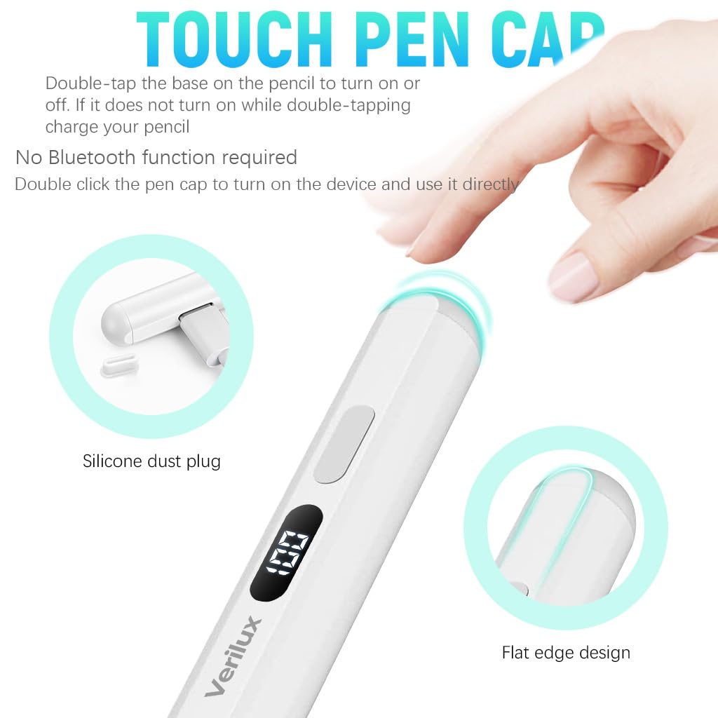 Type C Rechargeable Electronic Pen Smart Anti-touch Bluetooth Stylus