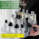 HASTHIP® Exhibidor de perfumes, estante elevador acrílico transparente 3 niveles