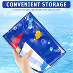 HASTHIP® Dog Cooling Mat, Inflatable Cooling Mat for Dogs with Water Fill, Portable Cartoon Pet Bed Cooling Water Bed Large Thicken Non-Toxic PVC Pet Toy with Air Pump