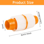 HASTHIP Garden Hose Connector for Gardening with Quick Release ABS Plastic Joint 2PCS