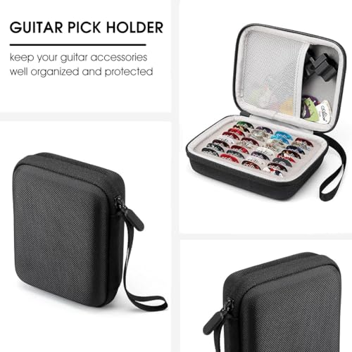 HASTHIP® Guitar Pick Holder Case Compatible for Fender,