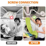 HASTHIP® Flexible Magnetic Door Prop for Front Load Washing Machine and Dryer, Adjustable Ventilation Door Holder with Strong Magnet