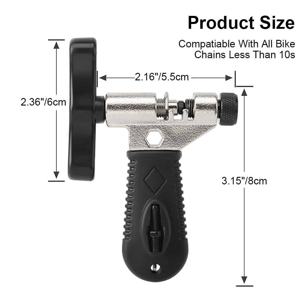 HASTHIP Universal Bike Chain Tool for All Speeds with 30mm Precision Rod | DIY and Pro Repair