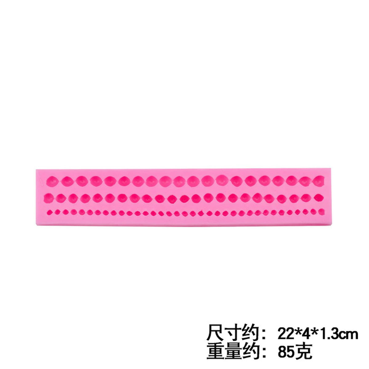 HASTHIP Rope Bead Silicone Fondant Mold for Cake Decoration featuring Triple Row Design | Food Safe Flexible Silicone for Creative Baking and DIY Crafts