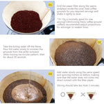HASTHIP® V60 Plastic Coffee Dripper,Heat Resistant Pour Over Cone with Handle,Reusable Resin Coffee Filter Fits 1-4 Cup Manual Pour-Over Maker for Home Cafe Slow Brewing Alternative to Ceramic Dripper