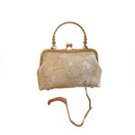 HASTHIP® Bolso de Noche Estilo Chino Cheongsam para Mujer, Cartera Clutch Bordada, Bolso de Mano y Bandolera para Fiesta y Boda – Dorado