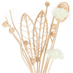 HASTHIP Reed Diffuser Sticks for Home and Office with 12Pcs 9.8 in Natural Rattan | Even Aroma Release
