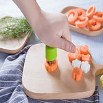 HASTHIP Vegetable Cutter Shape Set for Baking and Fruit Cutting 18PCS with Demolding Stick | Food Grade Stainless Steel Safe for Kids