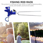 HASTHIP® Fishing Rod Holder for Bank Fishing,360° Adjustable Universal Pole Stand,Durable Portable Equipment for Rods up to 26.2Ft Rust-Resistant Accessories Anglers