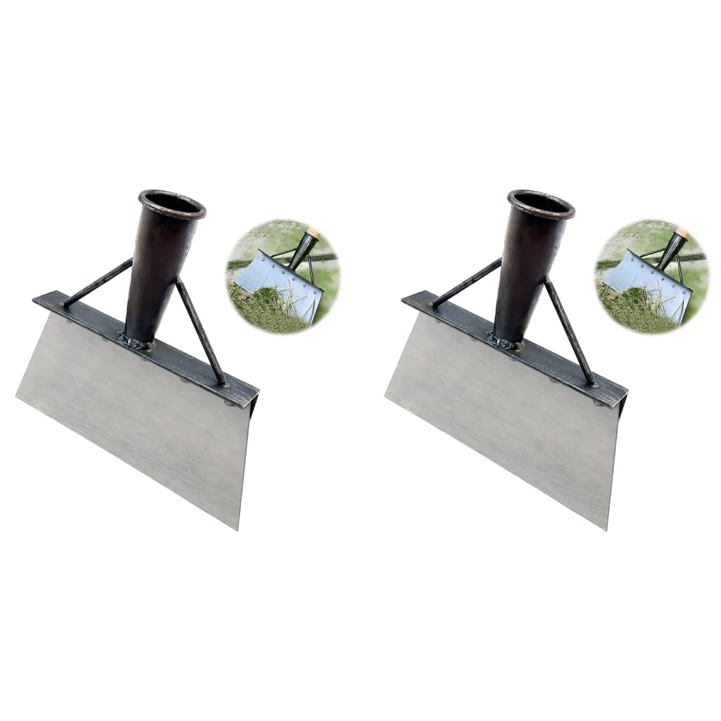 HASTHIP Hand Weeder for Weed Removal and Mud Cleanup with Metal Shovel Scraper | 2PCS