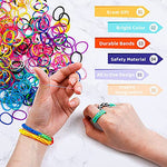 HASTHIP® 1150+ Loom Bands Kit, 20 Colors Rubber Band Bracelet Making Set for Girls, DIY Jewelry Craft Kit with Charms, Beads, Crochet, Hooks, Loom and Clips, Gift for Kids Crafts